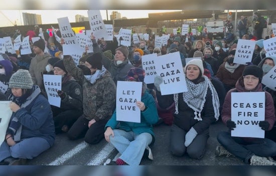 Boston Protests Demand Ceasefire in the Middle East, Disrupt Traffic During Rush Hour
