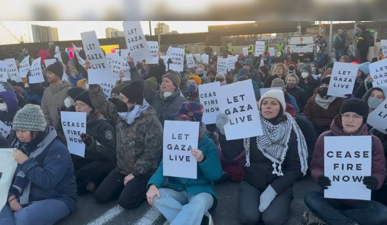 Boston Protests Demand Ceasefire in the Middle East, Disrupt Traffic During Rush Hour