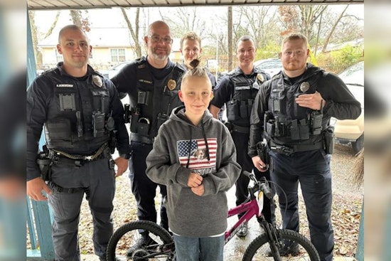 Boys' Stolen Bike Replaced by Officers in Show of True Holiday Spirit