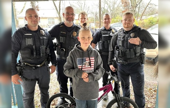 Boys' Stolen Bike Replaced by Officers in Show of True Holiday Spirit