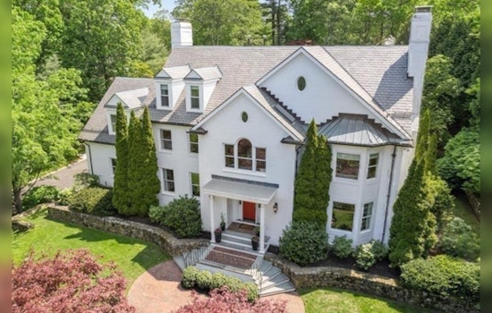 Brookline's Premier Estate on Sargent Road Listed for $8.5 Million, Boasts New England Charm Near Boston