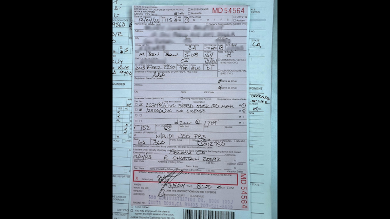 California Highway Patrol Ensures Safe Holidays, Tows Unlicensed Driver's Car in Santa Rosa