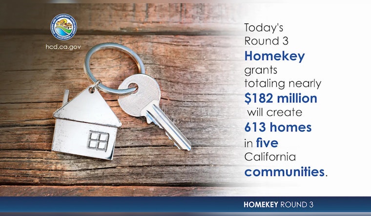 California's Homekey Funds 613 Additional Homes, Channels $850M Towards Combatting Homelessness