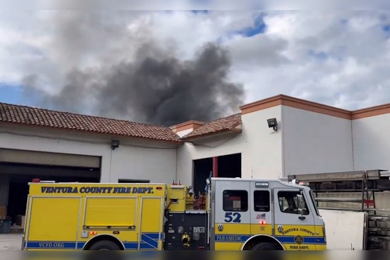 Camarillo Firefighters Quickly Contain Commercial Building Blaze