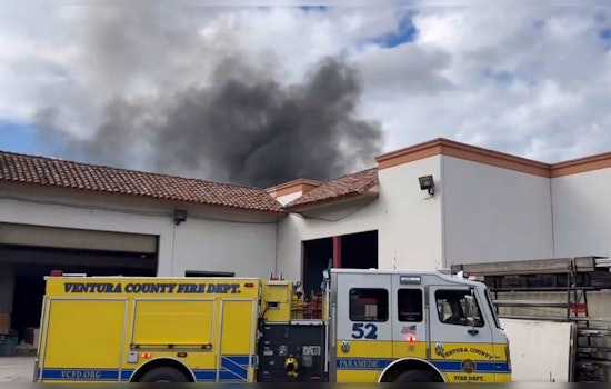 Camarillo Firefighters Quickly Contain Commercial Building Blaze