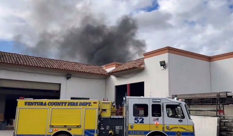 Camarillo Firefighters Quickly Contain Commercial Building Blaze