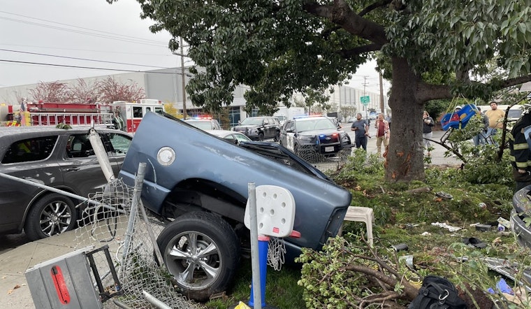 Car Crashes Into Cherryland Home, Driver Trapped & Injured