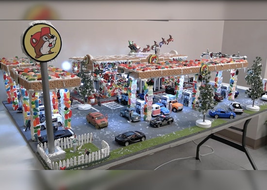 Central Texas Tax Office Employee Crafts Viral Buc-ee's Gingerbread Creation