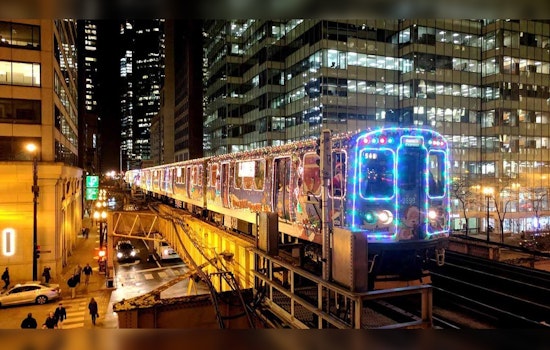 Chicago Transit Authority Spreads Festive Cheer with Dazzling Holiday Train and Bus Tradition