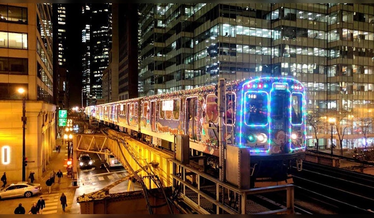 Chicago Transit Authority Spreads Festive Cheer with Dazzling Holiday Train and Bus Tradition