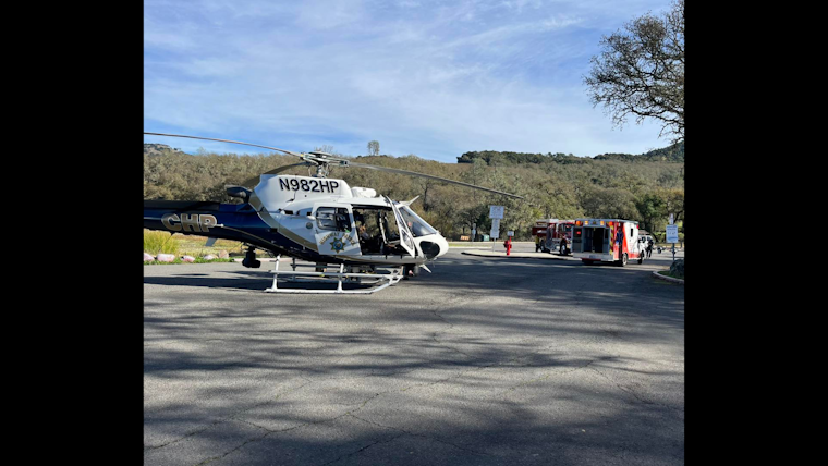CHP Air Rescue Sweeps to Save Napa Hiker's Life Amidst Rugged Terrain