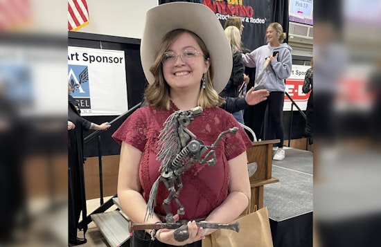 Comal ISD Prodigy Madz Patten Wins $10K with 'Ironclad Hooves' Sculpture at San Antonio Rodeo Art Contest