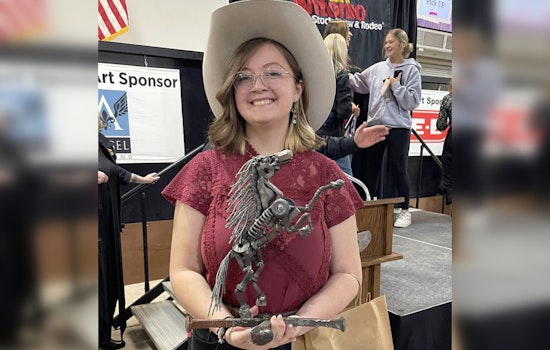 Comal ISD Prodigy Madz Patten Wins $10K with 'Ironclad Hooves' Sculpture at San Antonio Rodeo Art Contest