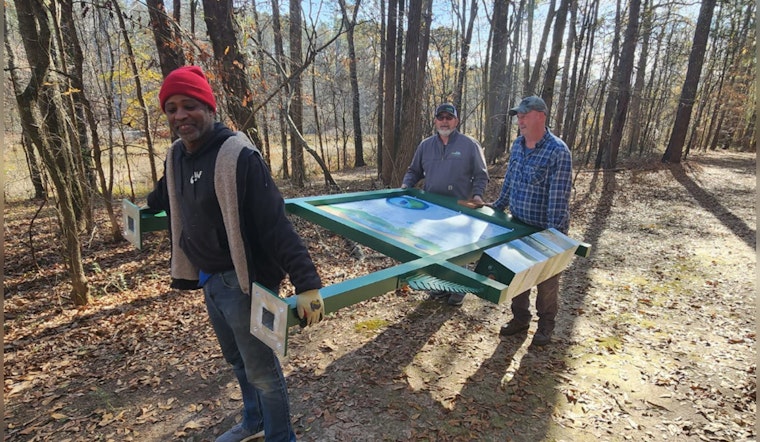 Conyers' Big Haynes Creek Nature Center, Debuts Interactive Educational Signs on Purple Trail