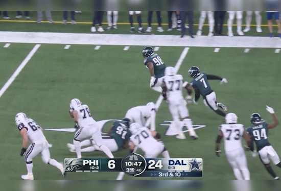 Cowboys Clinch 15th Straight Home Win, Tying Eagles for NFC East Lead in Resounding 33-13 Triumph