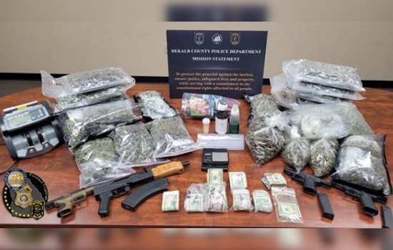DeKalb County Police Seize Drugs and Firearms, Make Five Felony Arrests Following Stonecrest Home Raid