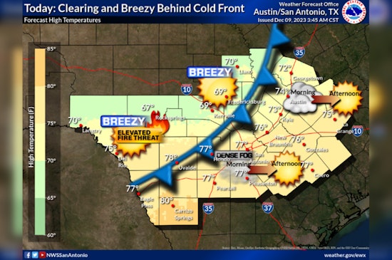 Dense Fog Advisory Followed by Fire Danger Statement in Austin, NWS Cautions Residents
