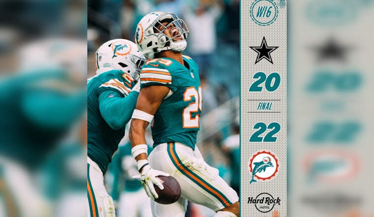 Dolphins Dive into Playoffs With Historic Offensive Display in Thrilling Victory Over Cowboys