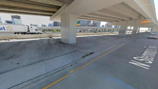 Driver Rescued After Sherwin Williams Truck Dangles Off Dallas Bridge During Rush Hour