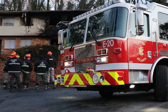 Early Morning Fire Engulfs Decatur Apartments, Red Cross Aids Displaced Residents