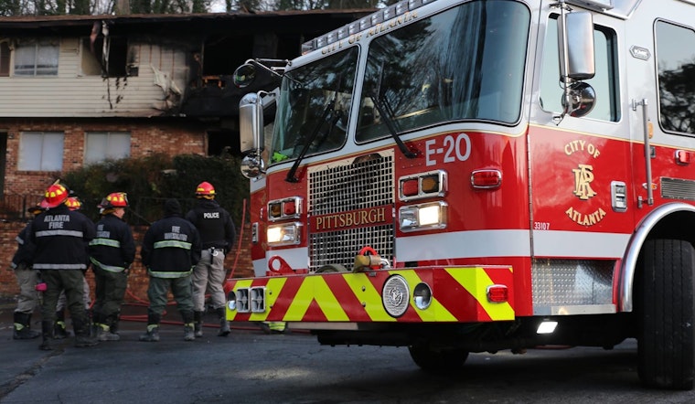 Early Morning Fire Engulfs Decatur Apartments, Red Cross Aids Displaced Residents