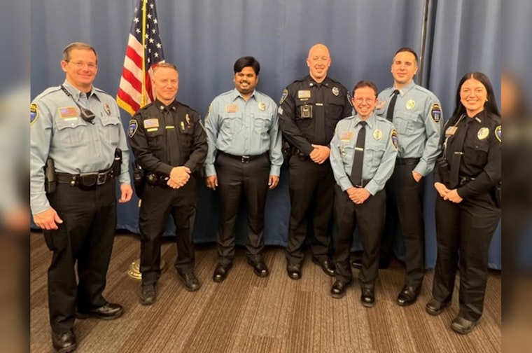 Eden Prairie Police Department Swears In Five New Reserve Officers