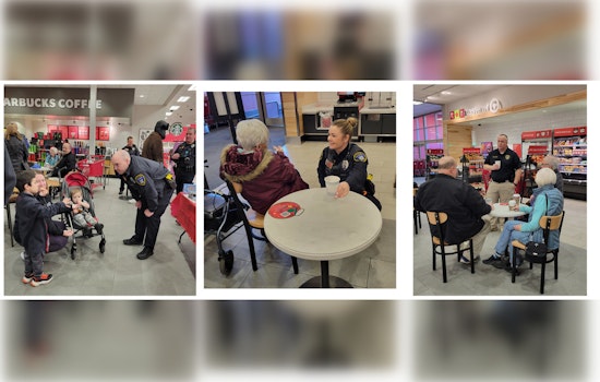 Eden Prairie Police Strengthen Community Bonds Over Coffee at Local Target Starbucks