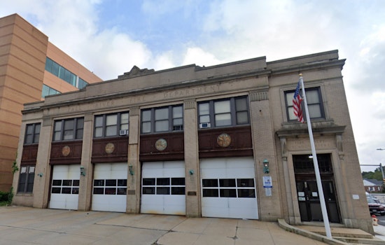 Fall River Fire Department Battling Blaze as Wet and Windy Weather Poses Challenges