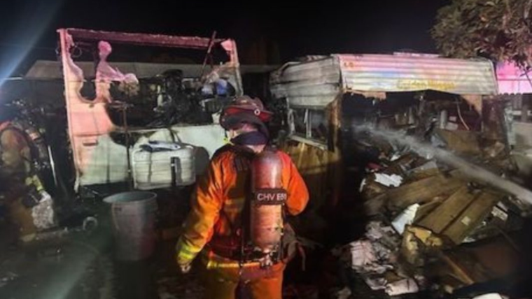 Fatal Fire in Chula Vista Mobile Home Claims One Life and Injures Two, Investigation Underway