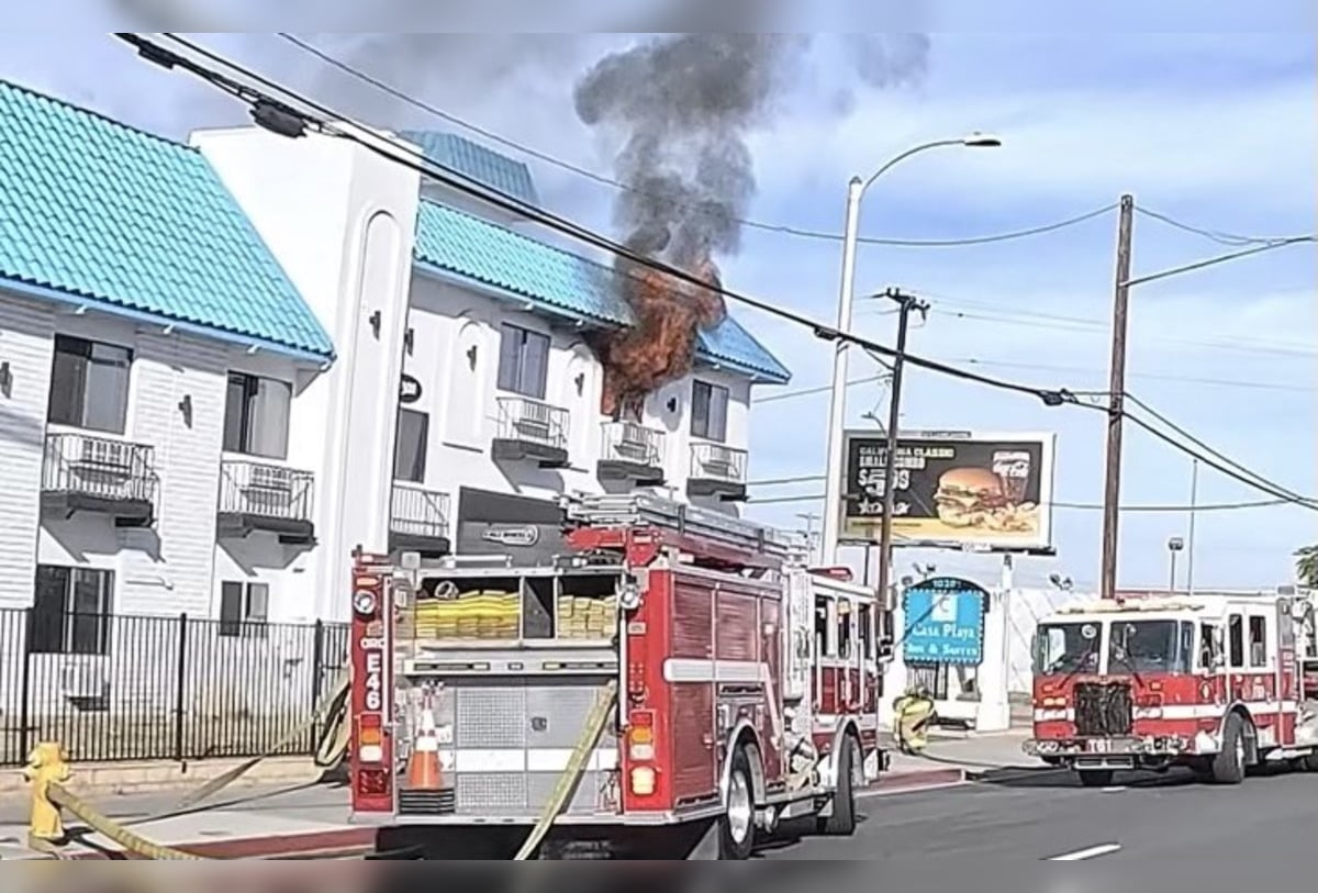 Firefighters Halt Motel Blaze With Expert 'Transitional Attack' In