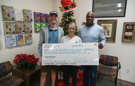Fleet Feet and Round Rock Community Unite for Play for All Foundation with Turkey Trot Proceeds