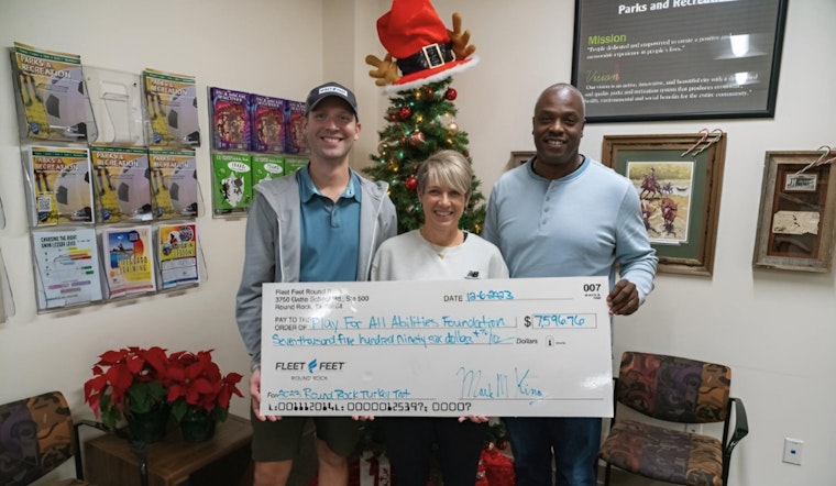 Fleet Feet and Round Rock Community Unite for Play for All Foundation with Turkey Trot Proceeds
