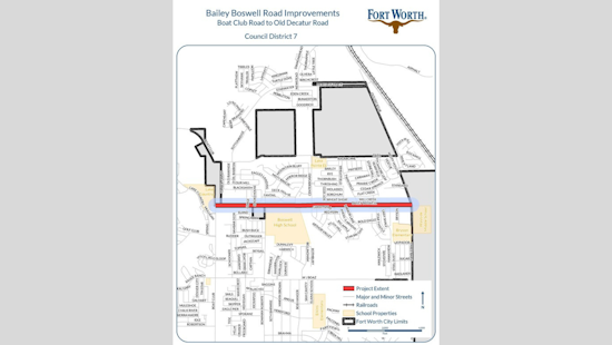 Fort Worth Rolls Out Plan for Safer and Smoother Commutes with West Bailey Boswell Rd. Overhaul