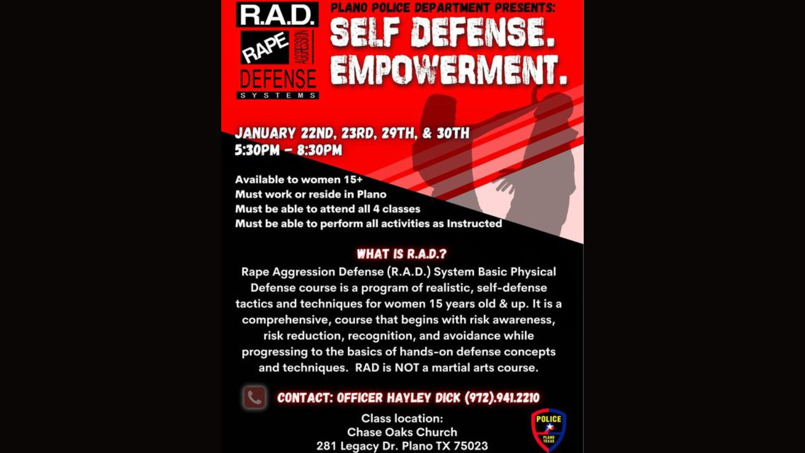 Free self-defense class offered to Fort Smith residents