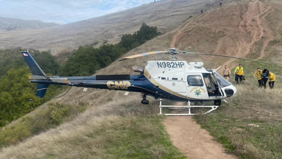 Fremont Hiker Rescued by CHP Helicopter and Local Firefighters at Mission Peak