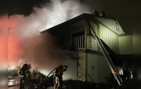 Garden Grove Home Engulfed in Flames, Firefighters Quell Blaze as Residents Evacuate