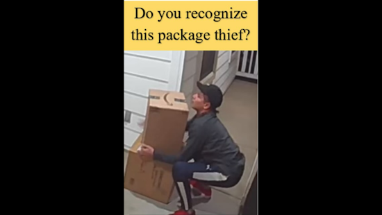 Gilroy Police Seek Public's Help to Identify Suspected Porch Pirate in Eagle Ridge Neighborhood