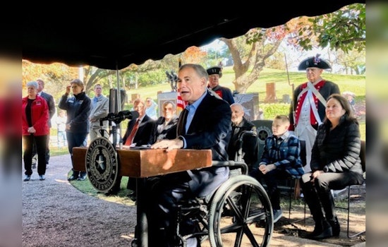 Governor Greg Abbott and First Lady Honor Texas Veterans at Wreaths Across America Ceremony in Austin