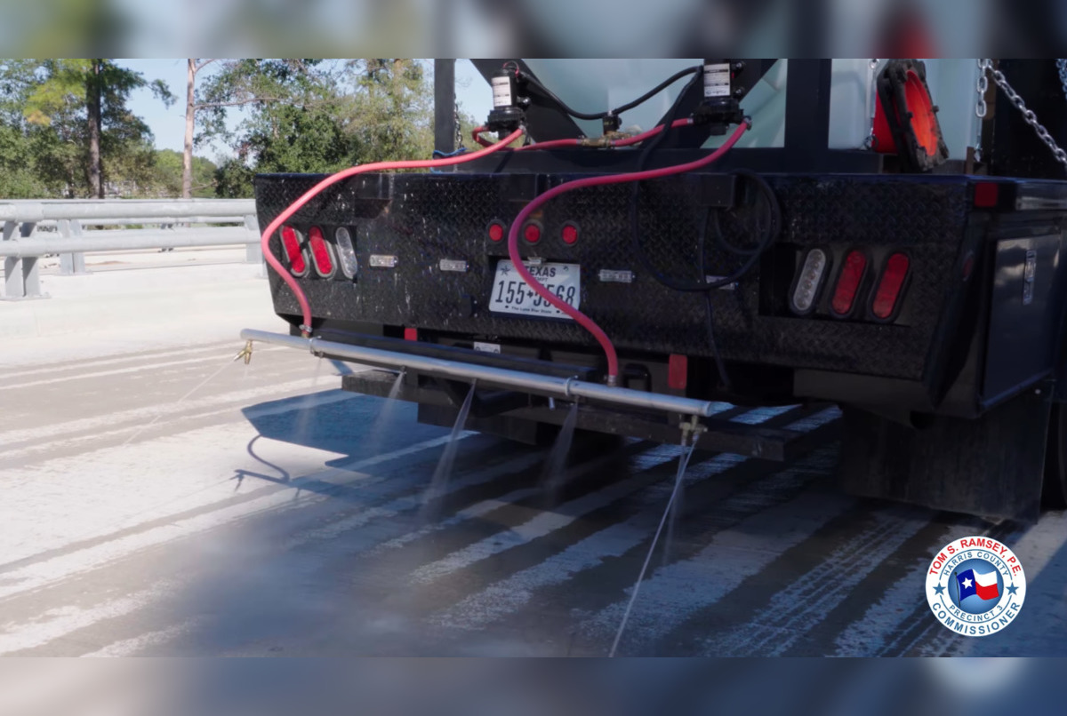 Harris County Introduces EcoFriendly Brine Solution for DeIcing,