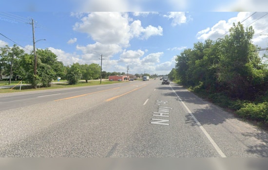 Hazmat Teams Respond to Diesel Spill from Overturned 18-Wheeler on SH-146 Near Port Road