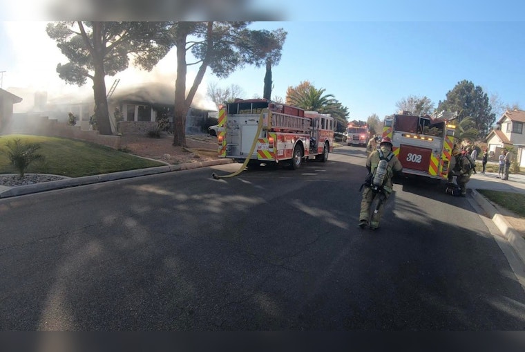 Heroic Firefighters Put Out Garage Blaze in Spring Valley Lake, Family Unscathed