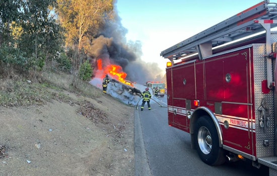 Highway Heroes, Benicia Firefighters Snuff Out Inferno as Mystery Samaritan Saves Driver on I-780