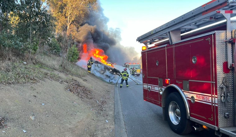 Highway Heroes, Benicia Firefighters Snuff Out Inferno as Mystery Samaritan Saves Driver on I-780