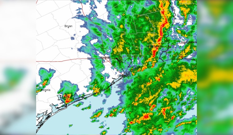 Houston Braces for Night of Rain, Showers and Thunderstorms as Cold Front Moves In