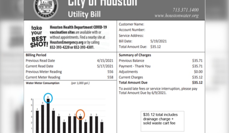 Pay water bill houston deals