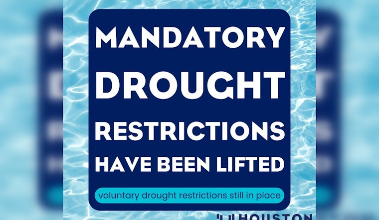 Houston Eases Water Use Restrictions, Shifts to Voluntary Conservation Amid Improved Weather Conditions
