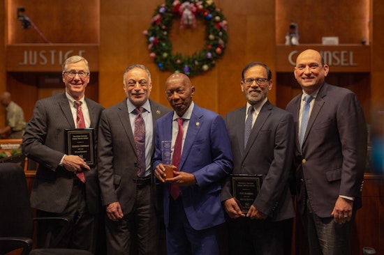 Houston Mayor Sylvester Turner and City Council Receive Tetra Tech Public Service Award for Hurricane Harvey Recovery Efforts