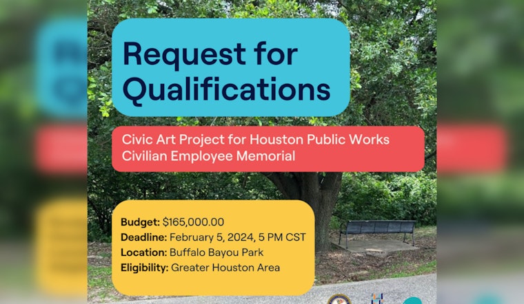 Houston Seeks Artists for Public Memorial Honoring City's Fallen Municipal Workers
