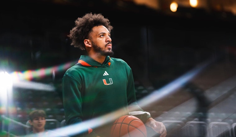 Hurricanes' Omier Spearheads Dominant 95-55 Win Over North Florida with Double-Double Performance