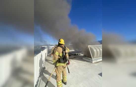 Irvine Firefighters Quickly Extinguish Commercial Building Blaze, No Injuries Reported